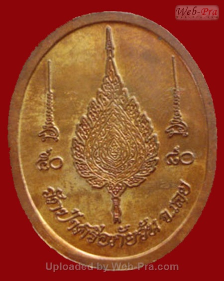 ปี 2550 เหรียญรุ่น 16 หลวงปู่ท่อน ญาณธโร วัดศรีอภัยวัน ต.นาอ้อ อ.เมือง จ.เลย (เนื้อทองแดง)