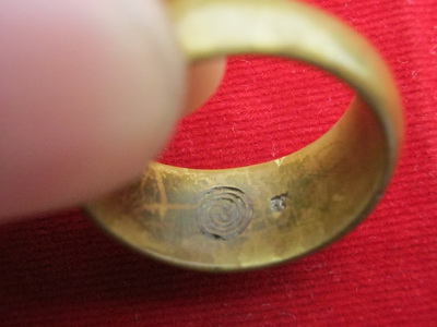 แหวนปลอกมีดหลวงปู่ดู่ วัดสะแก เนื้อทองเหลือง