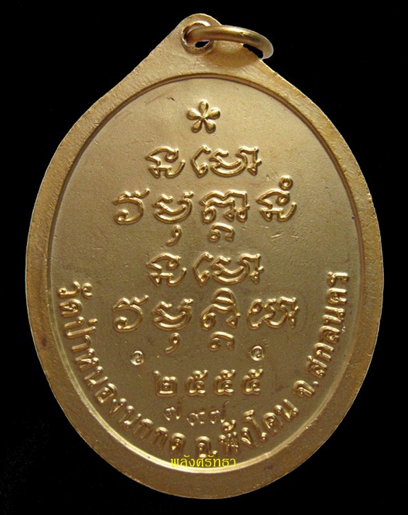 "เลขหามสวยๆครับ"เหรียญแหวนมหาเศรษฐี หลวงตาแหวน ทยาลุโก  #๗๙๗ เนื้อกะไหล่ทองลงยา  งดงาม นามเป็นมงคล