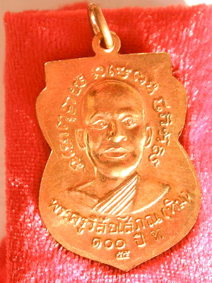 เหรียญเสมาเนื้อทองแดง หลวงปู่ทวด - อาจารย์ทิม รุ่น ๑๐๐ ปี