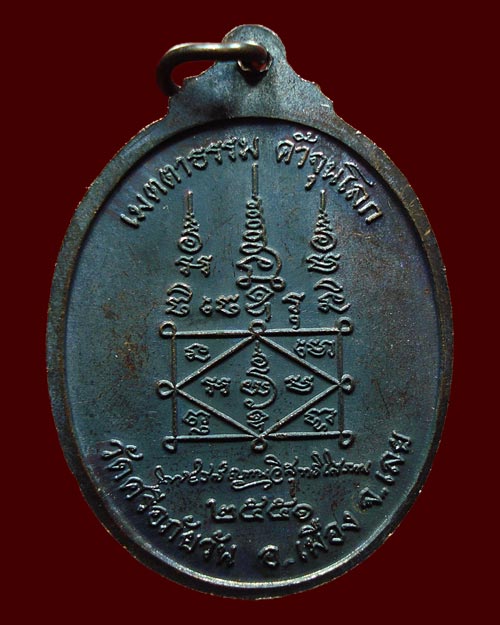 เหรียญหลวงปู่ท่อน ญาณธโร วัดศรีอภัยวัน ปี 2551