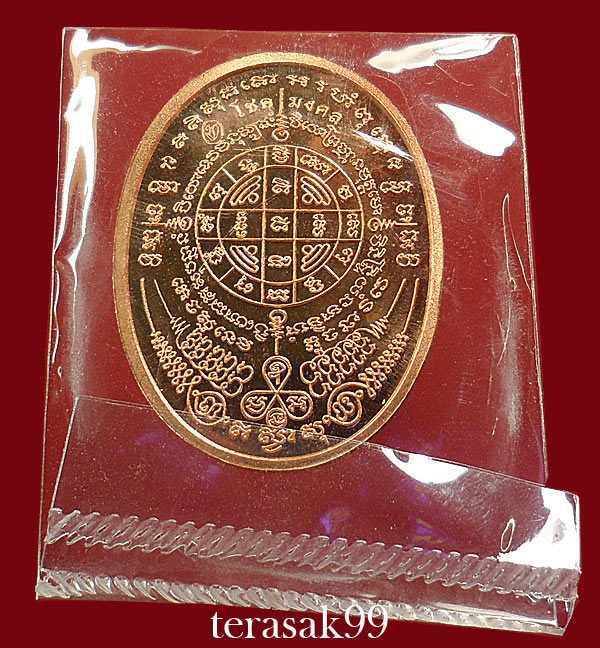 เหรียญพญาครุฑดวงตรามหาเดช วัดตรีทศเทพวรวิหาร พ.ศ.2553 เนื้อทองแดง