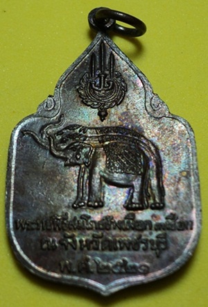 เหรียญในหลวง - ราชินี "พระราชพิธีสมโภชน์ช้างเผือก 3 เชือก" จ.เพชรบุรี ปี2521
