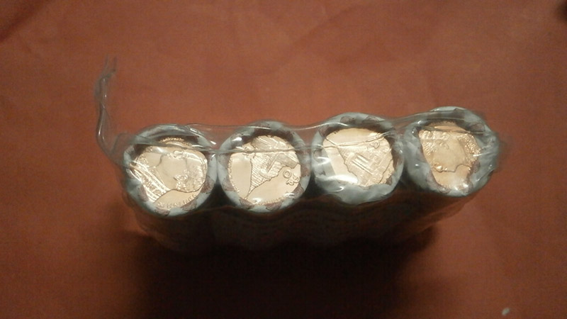 เหรียญ 50 สต.ปี 59 unc 4 หลอดๆ 50 เหรียญ ไม่ผ่านการใช้