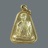 เหรียญจอบเล็ก รุ่นแรก หลวงพ่อดำ วัดศรีสินมา อ.บ้านแพ้ว จ.สมุทรสาคร ปี2555 เนื้อทองฝาบาตร แจกในพิธี