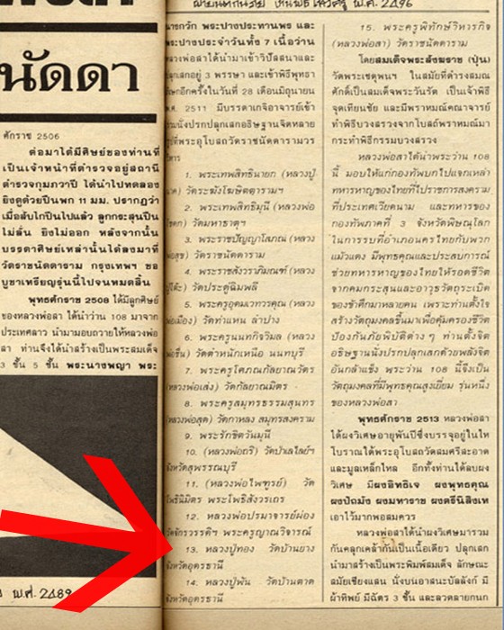 หลวงปู่ทอง วัดบ้านโนนยาง อุดรธานี หล่อเหมือนอุดกริ่งรุ่นแรกบล็อกนิยม - 5