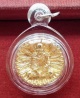 เหรียญดอกพิกุล หลวงพ่อแพ วัดพิกุลทอง ปี2521 เนื้อกะไหล่ทอง
