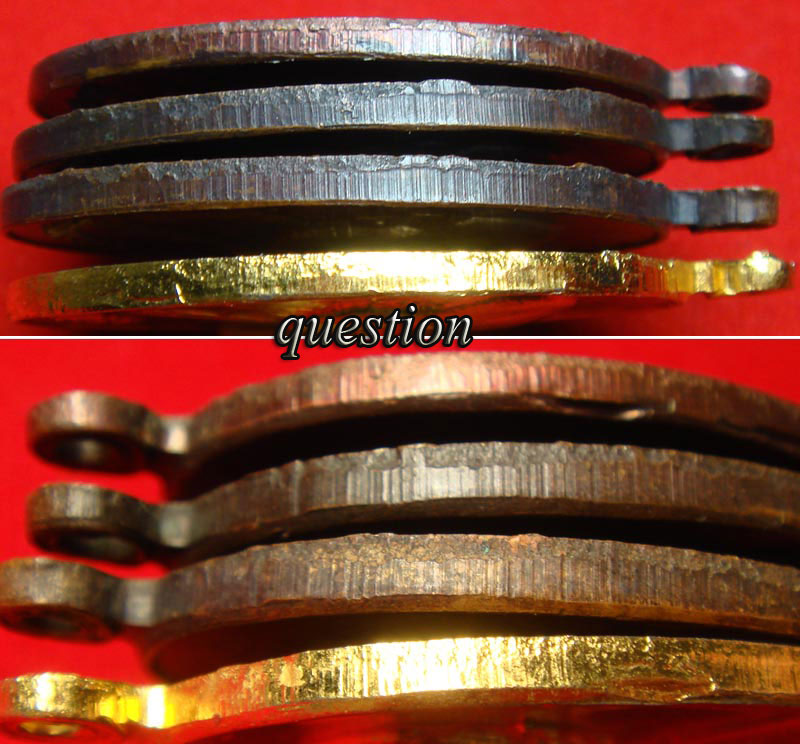 เหรียญหลวงปู่ทองมา ถาวโร รุ่นฉลองอายุ ๗๕ ปี วัดสว่างท่าสี ปี.๒๕๑๘ เนื้อทองแดงกะไหล่ทอง #07 - 3