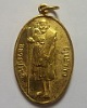 หลวงปู่โชติ ธมฺมธโร ศิษย์ปู่พิบูลย์  เหรียญทองเหลือง