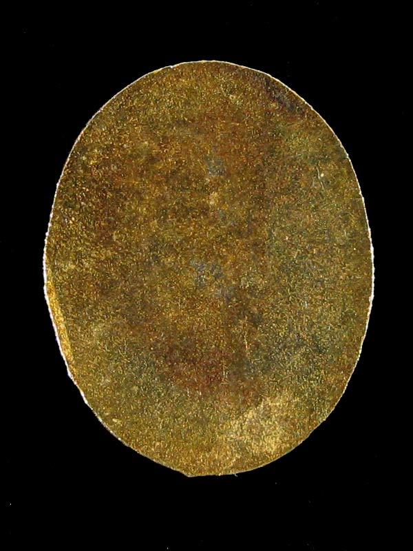 (01) หัวแหวน หลวงปู่ทวด วัดช้างให้ เนื้อทองแดงกะไหล่ทอง สร้างปี 2508 สภาพเดิมๆ - 2