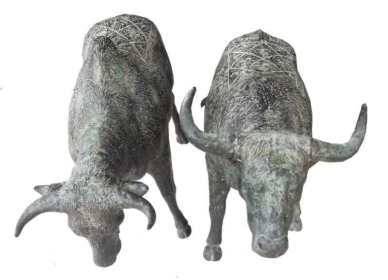 ควายธนู - วัวธนู ของ หลวงพ่อพูล วัดไผ่ล้อม นครปฐม ยุคแรกๆ ขน าดบูชา - 1