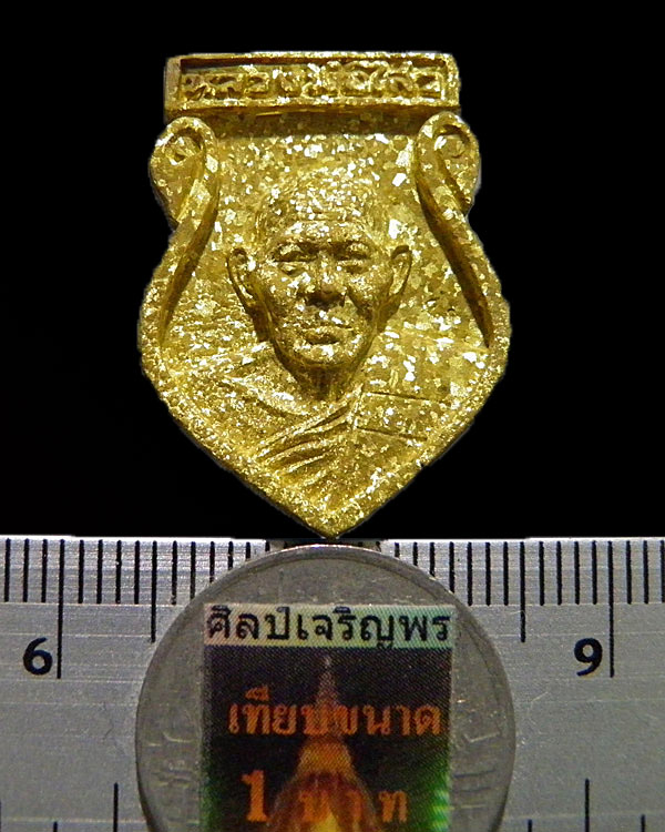 เหรียญหล่อเสมาทองระฆัง พระครูสถิตโชติคุณ(หลวงพ่อไสว ฐิตวณฺโณ) วัดปรีดาราม (ยายส้ม) ต.คลองจินดา อ.สาม - 3