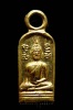 เหรียญพระพุทธ พิมพ์ใบมะขาม หลังนางกวัก (1068)