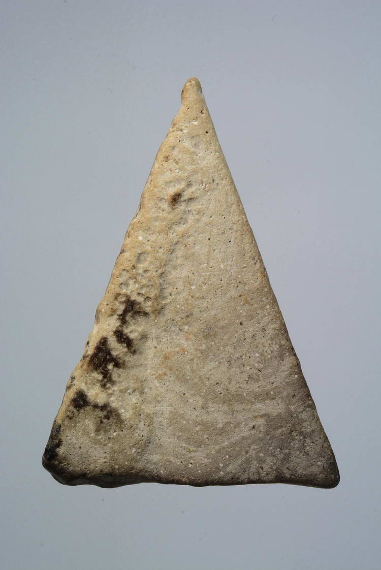 พระสมเด็จเผ่า สามเหลี่ยม วัดอินทรวิหาร ปี2495 เนื้อผง กรุงเทพ - 2