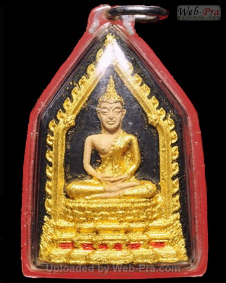 ปี 2513 พระพิมพ์ชุดไตรภาคี พิมพ์ใหญ่ ปิดทอง ท่านเจ้าคุณนรฯ (3.เนื้อผง)