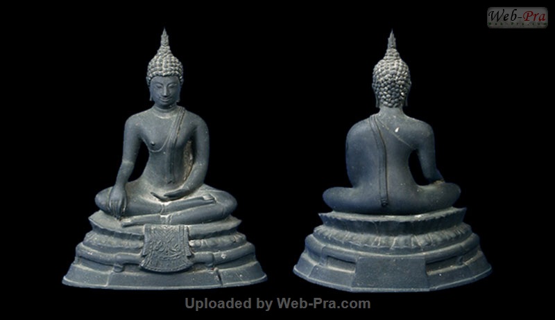 ปี ? พระบูชาพิมพ์พระประธานรุ่นแรก หลวงพ่อเงิน จนทสุวณโณ (2.เนื้อโลหะ)