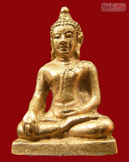ปี 2535 พระเชียงรุ้งนิ้วกระดก หลวงปู่เทสก์ เทสรํสี (เนื้อทองผสม)
