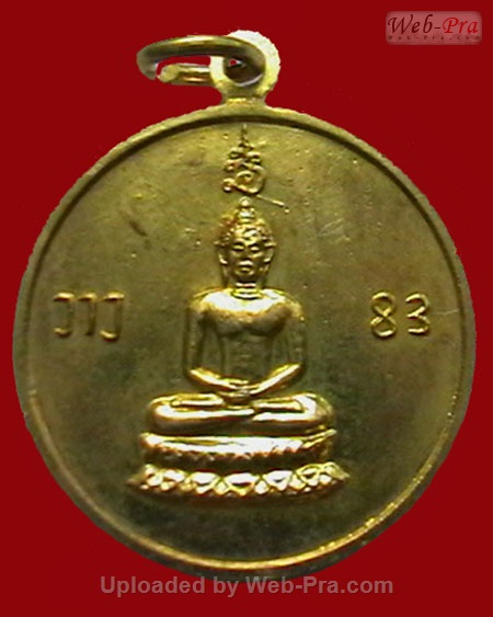ปี 2520 เหรียญกลม หลวงปู่เย่อ วัดอาษาสงคราม (เนื้อทองแดงกะไหล่ทอง)