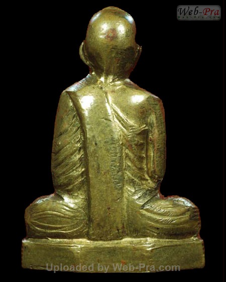 ปี พ.ศ.๒๕๑๒ รูปเหมือนปั๊ม รุ่นก้นระฆัง หลวงพ่อพรหม วัดช่องแค (1.เนื้อทองเหลือง)