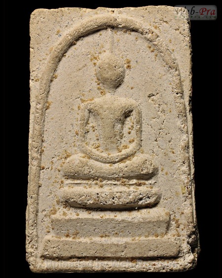 ปี พ.ศ.๒๕๑๕ พระผงรุ่นผัดก๋วยเกี๋ยว หลวงพ่อพรหม วัดช่องแค (1.เนื้อผง)