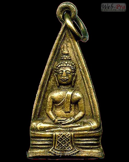 ปี 2504 พระพิมพ์สามเหลี่ยมหน้าเดียว พระพุทธโสธร (-)