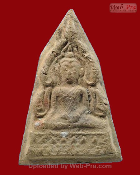 ปี 2496 พิมพ์พระพุทธชินราช วัดสามจีน หลวงปู่เผือก ปญญาธโร (เนื้อผง)