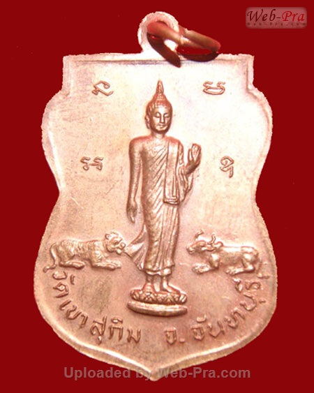 ปี พ.ศ.๒๕๓๕ เหรียญ รุ่น67 เสาร์ ๕ พระอาจารย์สมชาย ฐิตวิริโย (เนื้อทองแดง)