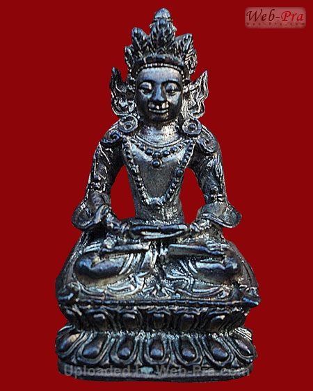 ปี 2538 พระกริ่งอวโลกิเตศวร(4)หลวงพ่อเกษม เขมโก (เนื้อนวโลหะ)
