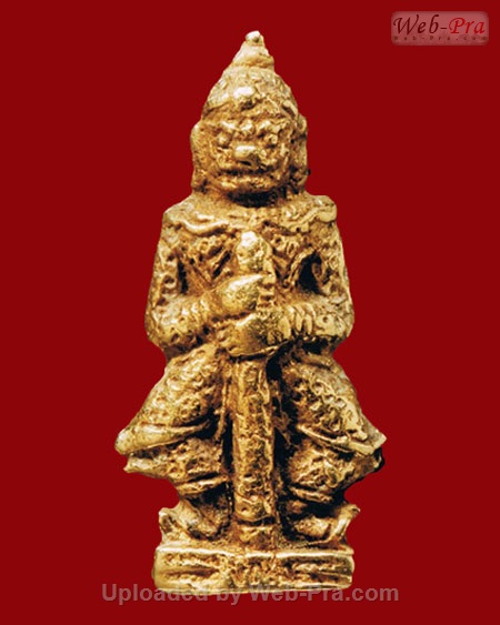 ท้าวเวสสุวรรณ ท่านเจ้าคุณศรี (สนธ์ ยติธโร)วัดสุทัศน์เทพวราราม จ.กรุงเทพฯ (หน้ายักษ์ฐานผ้าทิพย์)