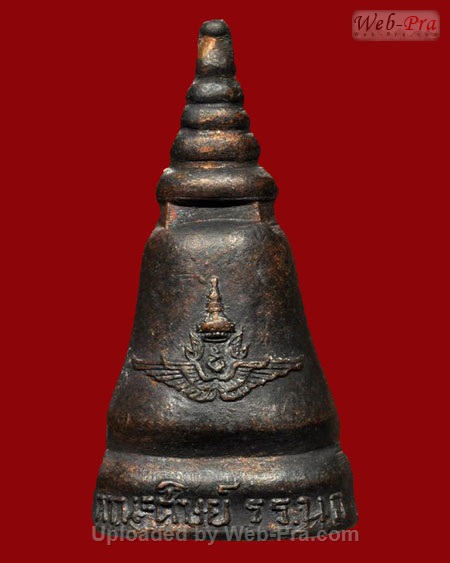 ปี 2517 พระเกษเจดีย์ หลวงปู่ชา สุภัทโท วัดหนองป่าพง จ.อุบลราชธานี (เนื้อทองแดง)