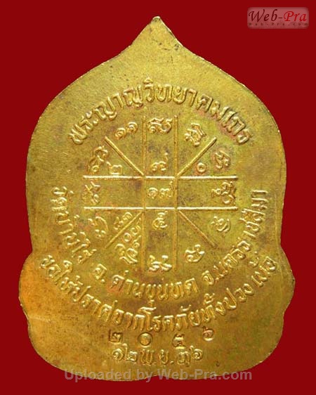 ปี 2536 เหรียญสิริมงคล หลวงพ่อคูณ ปริสุทโธ วัดบ้านไร่ (6.เนื้อทองฝาบาตร)