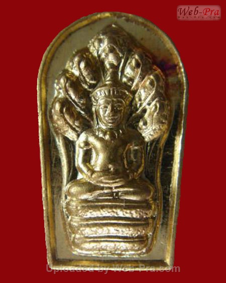 ปี 2539 พระปรกใบมะขามรุ่นแรก รุ่นเจริญรุ่งเรือง หลวงปู่เรือง อาภัสสะโร เขาสามยอด จ.ลพบุรี (1.เนื้อทองคำ)