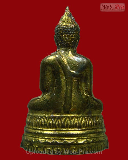 ปี 2505 พระกริ่งพุทธโคดม หลวงพ่อขอม อนิโชภิกขุ วัดไผ่โรงวัว จ.สุพรรณบุรี (พิมพ์ใหญ่)