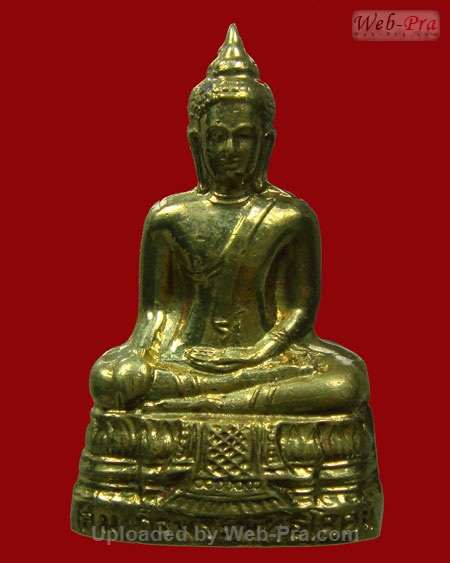 ปี 2505 พระกริ่งพุทธโคดม หลวงพ่อขอม อนิโชภิกขุ วัดไผ่โรงวัว จ.สุพรรณบุรี (พิมพ์ใหญ่)