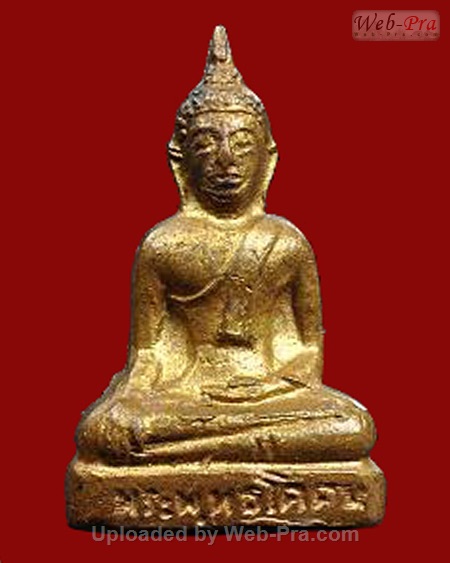 ปี 2505 พระกริ่งพุทธโคดม หลวงพ่อขอม อนิโชภิกขุ วัดไผ่โรงวัว จ.สุพรรณบุรี (พิมพ์เล็ก)