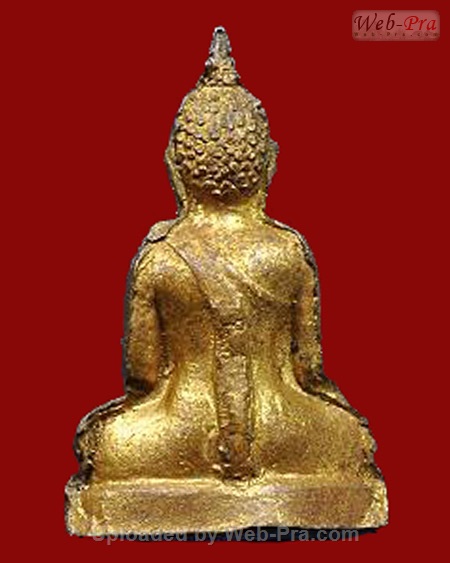 ปี 2505 พระกริ่งพุทธโคดม หลวงพ่อขอม อนิโชภิกขุ วัดไผ่โรงวัว จ.สุพรรณบุรี (พิมพ์เล็ก)