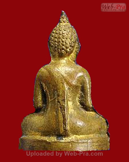 ปี 2505 พระกริ่งพุทธโคดม หลวงพ่อขอม อนิโชภิกขุ วัดไผ่โรงวัว จ.สุพรรณบุรี (พิมพ์เล็ก)