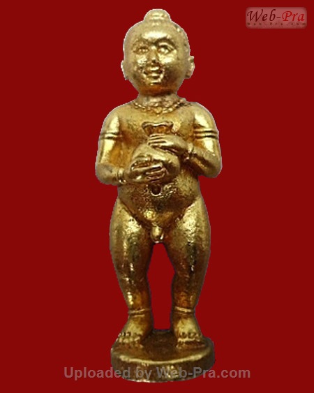 ปี 2520 กุมารทอง หลวงปู่แหวน สุจิณฺโณ วัดดอยแม่ปั๋ง อ.พร้าว จ.เชียงใหม่ (กะไหล่ทอง)