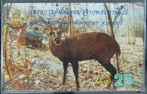 ปี 2539 ชุดบัตร โครงการอันเนื่องมาจากพระราชดำริ5 บัตรโทรศัพท์ไทย (-)