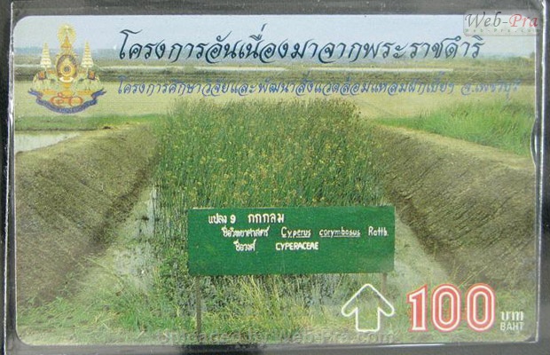 ปี 2539 ชุดบัตร โครงการอันเนื่องมาจากพระราชดำริ7 บัตรโทรศัพท์ไทย (-)