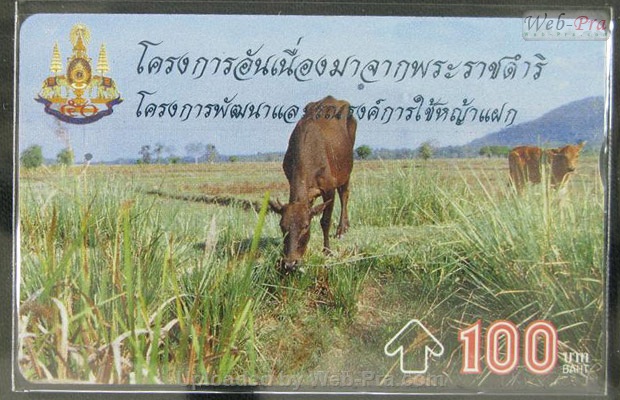 ปี 2539 ชุดบัตร โครงการอันเนื่องมาจากพระราชดำริ10 บัตรโทรศัพท์ไทย (-)