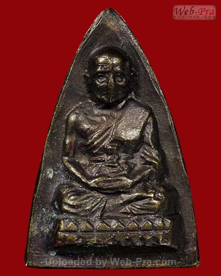 ปี 2507 เหรียญ พิมพ์กลีบบัว "รุน1" หลวงปู่ทวด วัดช้างให้ (3.มีไม้เอก)