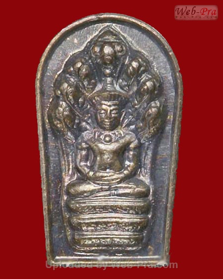 ปี 2539 พระปรกใบมะขามรุ่นแรก รุ่นเจริญรุ่งเรือง หลวงปู่เรือง อาภัสสะโร เขาสามยอด จ.ลพบุรี (2.เนื้อเงิน)