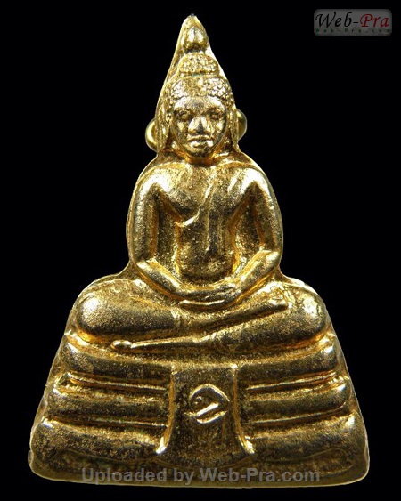 ปี 2514 พระรูปเหมือนครึ่งซีก หลังเข็มกลัด พระพุทธโสธร (1)