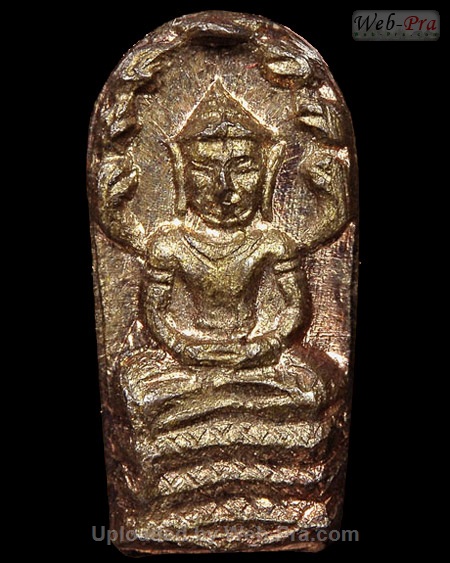ปี 2517 พระปรกใบมะขาม หรือปรกจ้อย หลวงปู่ทิม อิสริโก (3.เนื้อนวโลหะ)