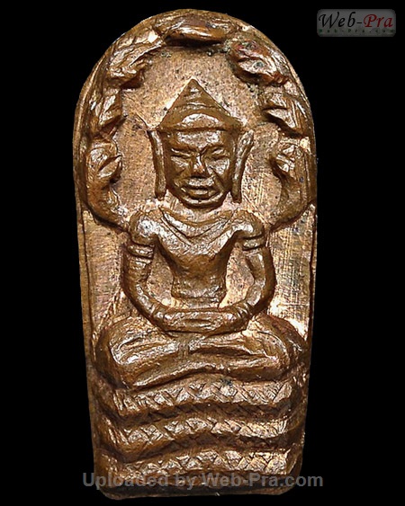 ปี 2517 พระปรกใบมะขาม หรือปรกจ้อย หลวงปู่ทิม อิสริโก (4.เนื้อทองแดง)