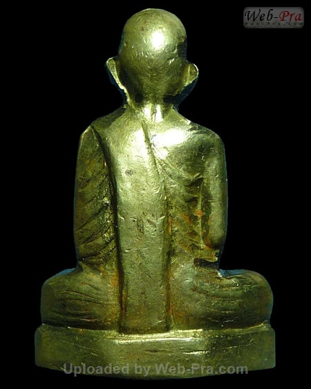 ปี พ.ศ.๒๕๑๒ รูปเหมือนปั๊ม รุ่นก้นระฆัง หลวงพ่อพรหม วัดช่องแค (1.เนื้อทองเหลือง)