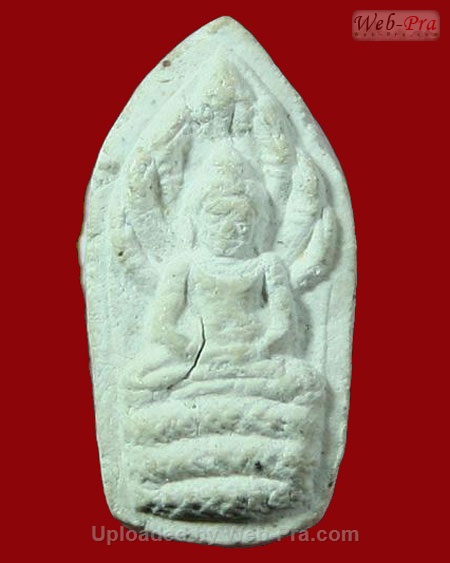ปี 2517 พระผงปรกใบมะขาม หลวงพ่อเกษม เขมโก (เนื้อผง)