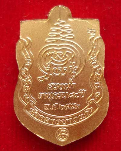 เหรียญสรงน้ำ หลวงปู่เจือ วัดกลางบางแก้ว ปี 2552