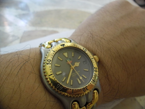 ขายTAG-HEUER ก้างปลา 2กษ. หน้าเทาชั้นเดียว Kingsizeของแท้100% สวยเก่าเก็บครับ